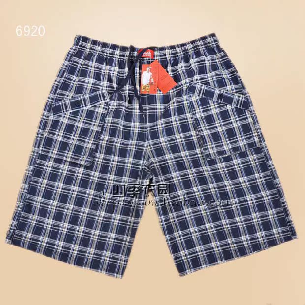Nam cộng với phân bón XL Mùa hè giản dị năm quần thể thao Quần short kẻ sọc quần mỏng thoáng khí 5 quần - Quần bãi biển 	quần áo đi biển hà nội	