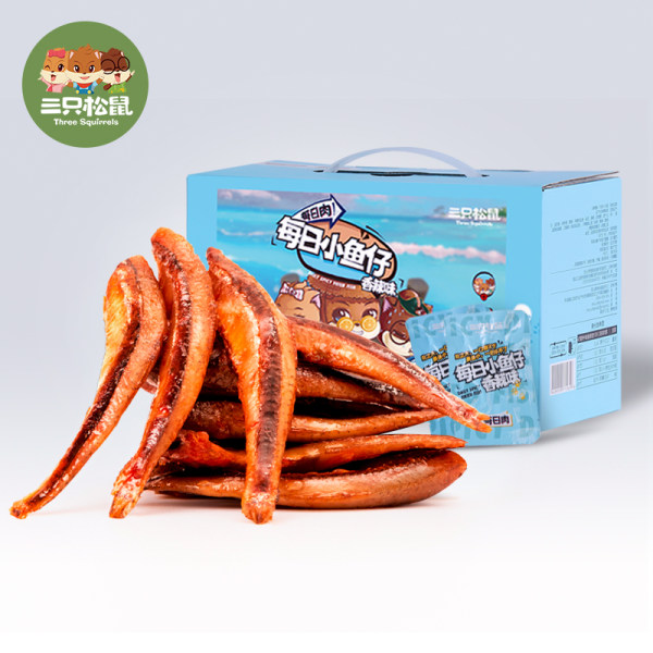三只松鼠 每日小鱼仔 香辣味 500g 聚划算双重优惠折后¥21.9包邮 三只松鼠 每日小鱼仔 香辣味 500g 聚划算双重优惠折后¥21.9包邮