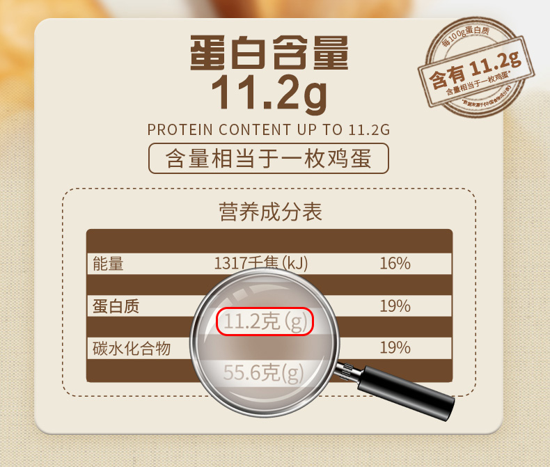 三只松鼠 厚切牛乳吐司 480g/6片 图5