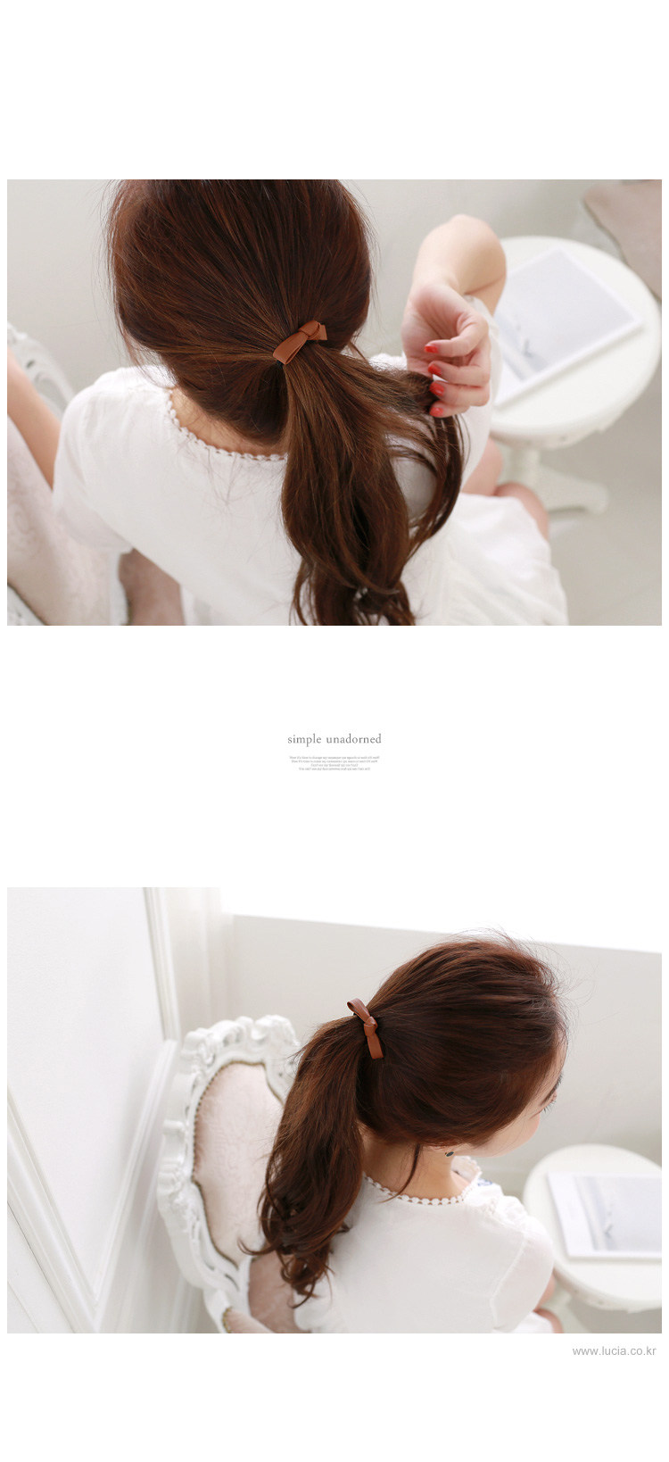 Accessoire coiffure en cuir - Ref 1202548 Image 9