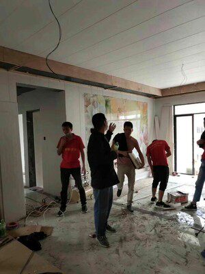 Bamboo Wood Fiber Integrated Wall Panel Quick Fit Wall Buttoned Plate Decorated material Self-mounted suspension Suspended Ceiling Hollow wall panel