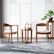Tiantan furniture circle chair Tai master chair three sets leisure chair coffee table official hat chair tea chair modern Chinese chair K