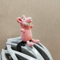 Balance car doll creative childrens veneer doll helmet decoration personality ear accessories ski cartoon cute