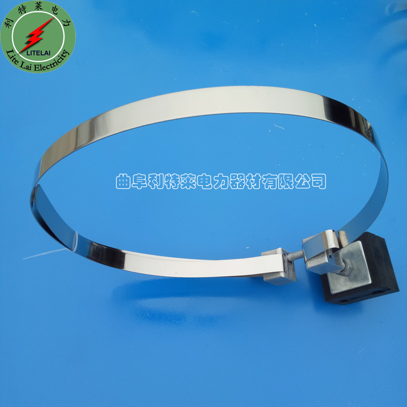 Manufacturers produce downclamp ADSS cable rod with downclamp stainless steel band hoop cable hardware