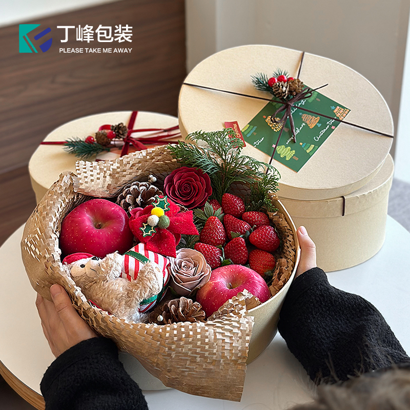 Ding Feng Packaging INS kraft paper oval gift box