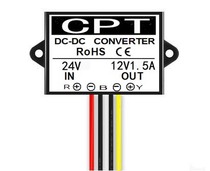 24V turn 12V on-board power converter DC-DC car with sound retrofit 12V1 5A3A5A waterproof module