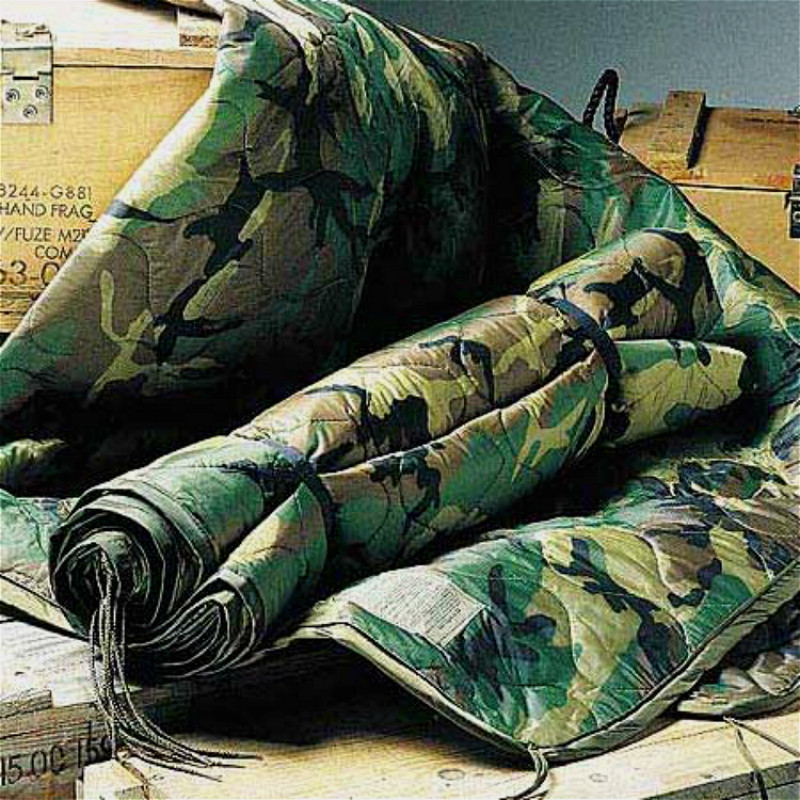 American original military version of the four-color jungle first aid blanket Moisture-proof sleeping mat cold insulation blanket field survival rescue