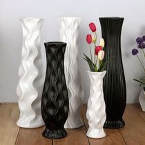 White landing modern simple fashion European crafts living room dried flowers creative decoration ceramic vase flower