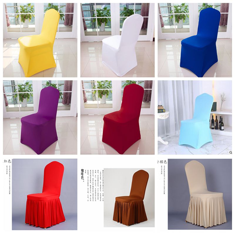 Clearance Sale Thickened Elastic Fabric Chair Cover Banquet Meeting Hotel Celebration Wedding Hotel Chair Cover Seat Cover - Taobao
