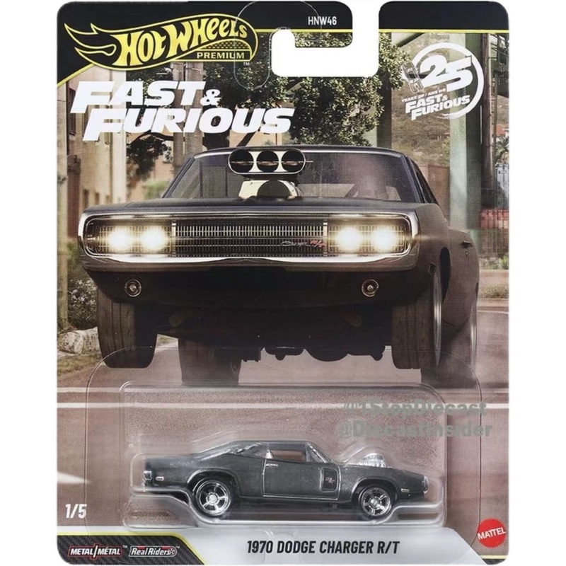 Hot Wheels Hnw46 Fast and Furious Series Car Culture Dodge Charger Bmw M5 Alloy Car Model