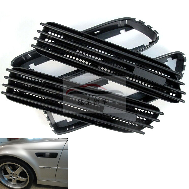 Applicable BMWM3 Leaf Plate Air Outlet Shark outlet Shark Mugings Winged Fender Wind BMWE46 Wind net