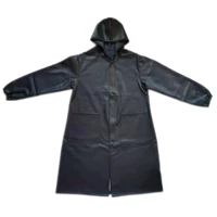 Черная бархатная длинная шапка