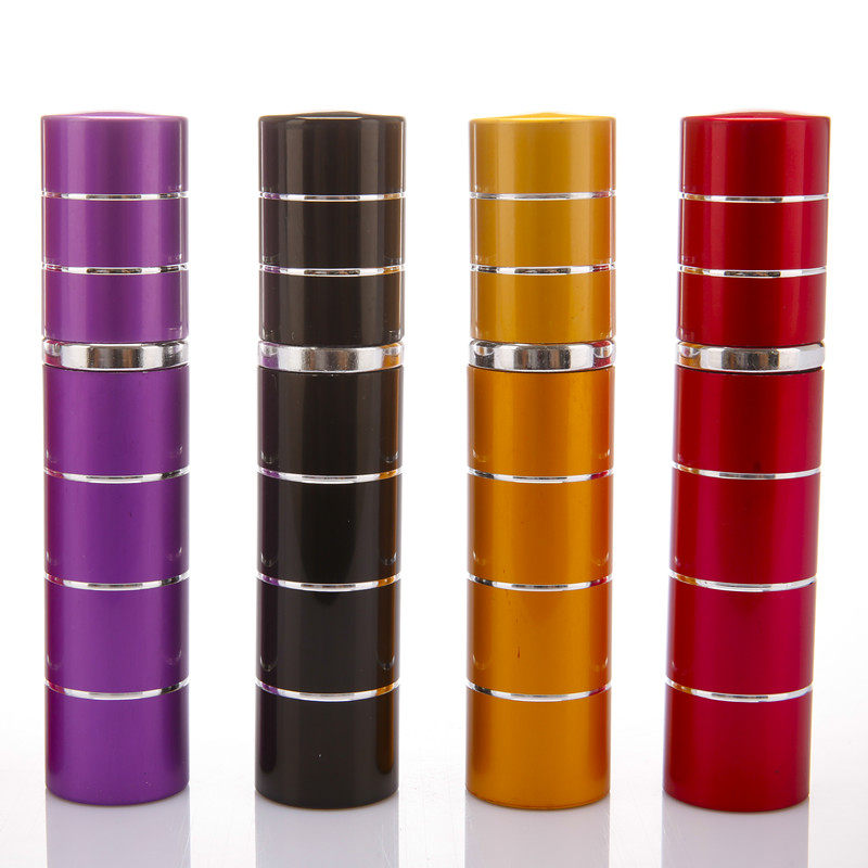 Special treatment anodized aluminum perfume sub-bottling 5ml tangent perfume bottle perfume empty bottle perfume bar
