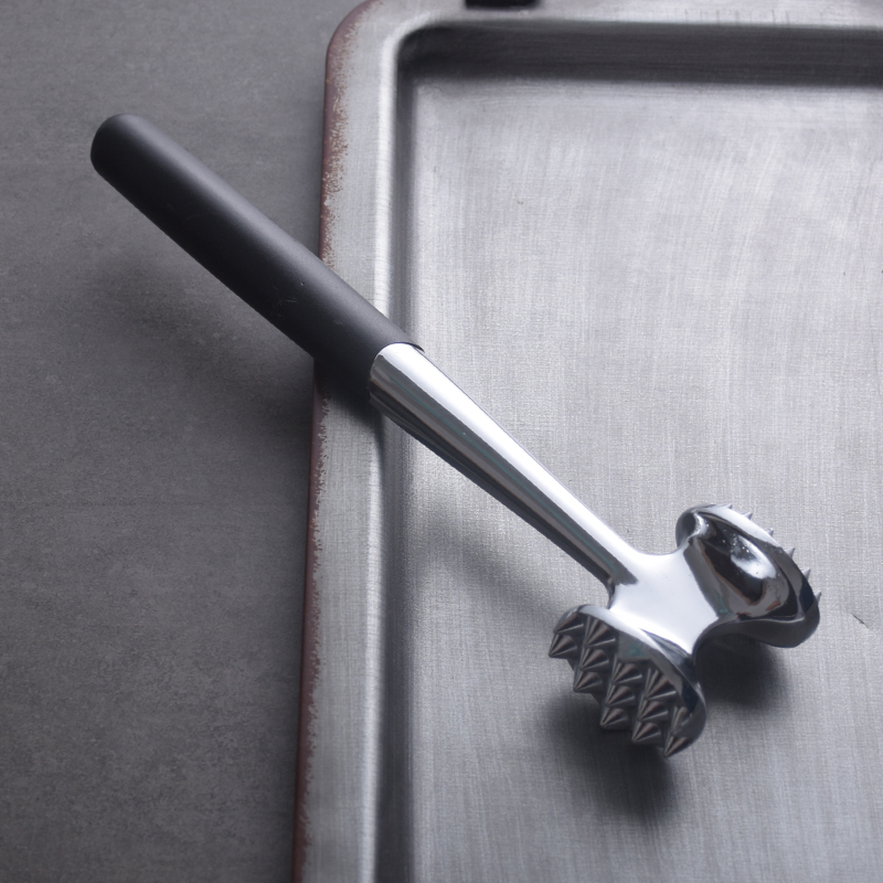 Double-sided loose meat hammer home kitchen knock meat artifact steak tender meat zinc alloy rib breaker meat hammer tender meat hammer