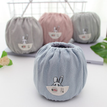 Oops sleeve sleeve autumn and winter New Children Baby anti-fouling short sleeve super soft velvet cartoon rabbit