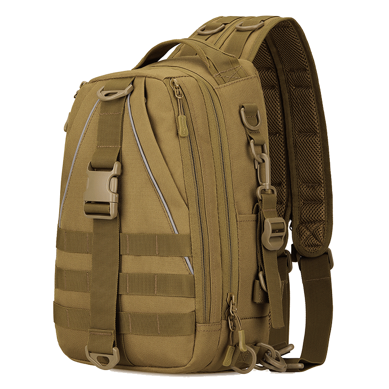 Guardian Fishing Bag Single double shoulder Shoulder Bag Road Subi Pituitary Fishing Outdoor Canvas Waterproof Fishing Rod Bag Sports Chest Bag