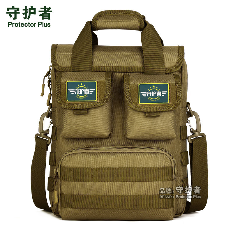 Guardian Business Handbag A4 Paper Commuter Single Shoulder Diagonal Satchel men's multipocket travel document pen electric bag