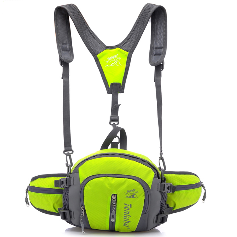 Male And Female Multifunctional Sports Purse Riding Running Climbing Bag Large Capacity Kettle Pocket Double Shoulder Single Shoulder Inclined Satchel Bag