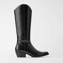 Loss-making clearance pointed thick-heeled Western cowboy boots 