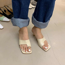 The owner recommends~ ~ Korean handmade shoes~ ~ Generous head clip-toed high-heeled sandals