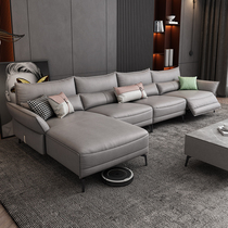 New function sofa head space capsule electric technology fabric sofa Italian light luxury living room noble concubine corner