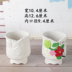 Handmade sáng tạo DIY khuôn trắng tô màu khuôn sơn màu gốm hoa bình hoa bình vẽ graffiti - Tự làm khuôn nướng khuôn rau câu trung thu Tự làm khuôn nướng
