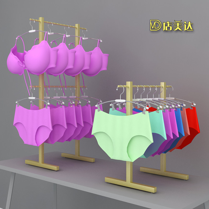 Underwear store shelf underwear rack jewelry rack small bra rack underwear small stand display rack iron art promotion rack