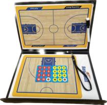 Folding football tactical board basketball tactical board coaching board teaching board magnetic number plate with pen eraser