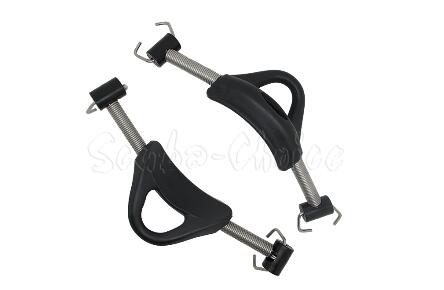 American Palantic stainless steel spring black laces suitable for rubber footed webbed heel with diving gear