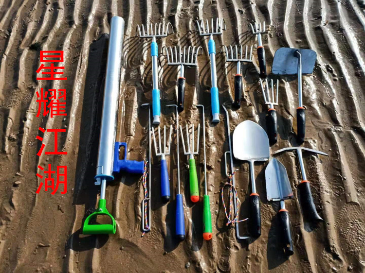 Stainless steel rake dig clam rake dig blaze shovel Oyster hook hook hook to catch sea tool