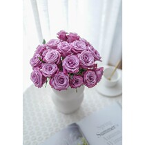 Flowers purple roses flowers water household flowers flower arrangements roses fresh cut flowers National SF Express
