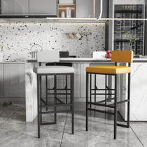 Light Extravagant Home Bar Bench High Footstool Bar Bench High Stool Modern Nordic Minimalist Bar Chair Front Desk Chair