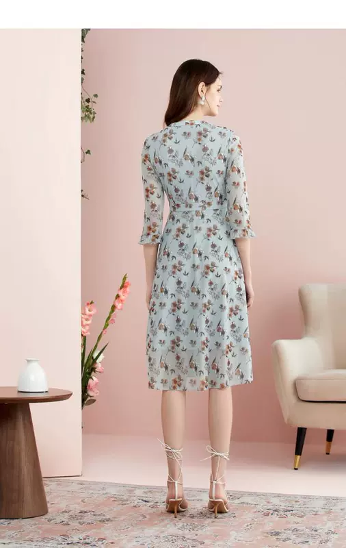 Colette Womens 2020 Mùa hè Thời trang mới Tính cách đầm lưới mỏng lưới KF04586N1 - Sản phẩm HOT