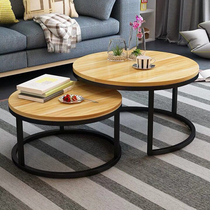 Simple modern household small household tea table European simple tea table Living room balcony