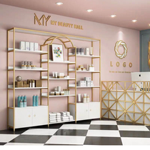 Golden light luxury Nordic display rack Multi-function display rack Wrought iron frame