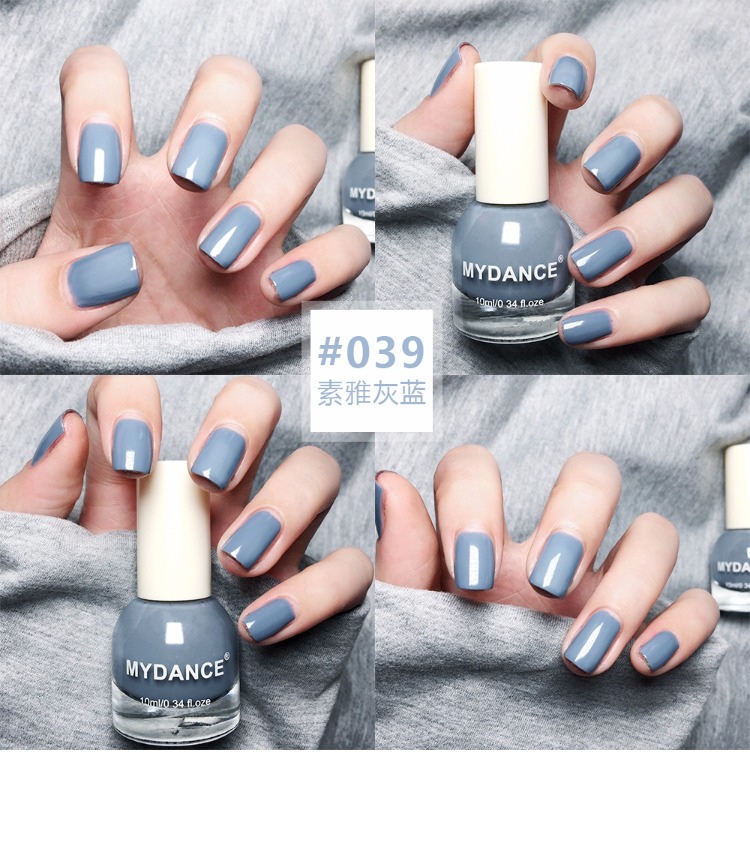 Mua hai tặng một mùa xuân và mùa hè miễn phí nước xé móng tay sơn móng tay màu xanh da trời loạt cổ tích cô gái nói dối - Sơn móng tay / Móng tay và móng chân màu sơn gel đẹp