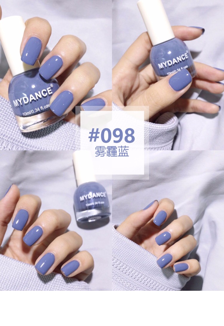 Mua hai tặng một mùa xuân và mùa hè miễn phí nước xé móng tay sơn móng tay màu xanh da trời loạt cổ tích cô gái nói dối - Sơn móng tay / Móng tay và móng chân màu sơn gel đẹp