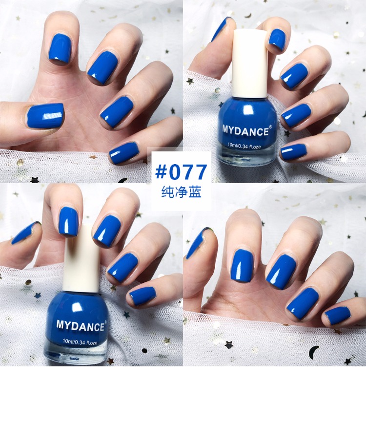 Mua hai tặng một mùa xuân và mùa hè miễn phí nước xé móng tay sơn móng tay màu xanh da trời loạt cổ tích cô gái nói dối - Sơn móng tay / Móng tay và móng chân màu sơn gel đẹp