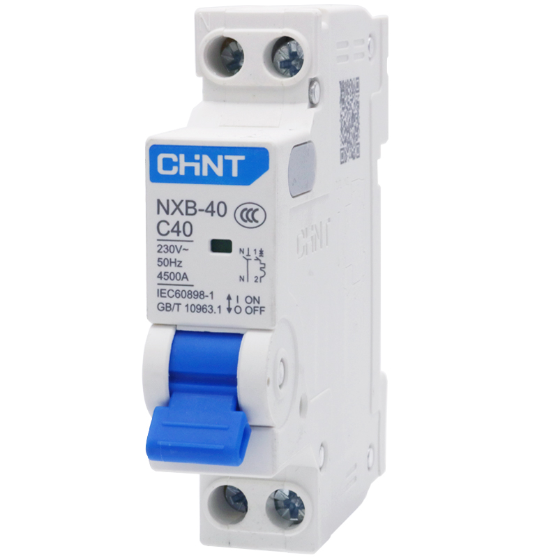 NXB-40 Mini-breaker 16A20A Single-Phase 220V Dual Inlet Dual Outlet 1P+N Compact Type