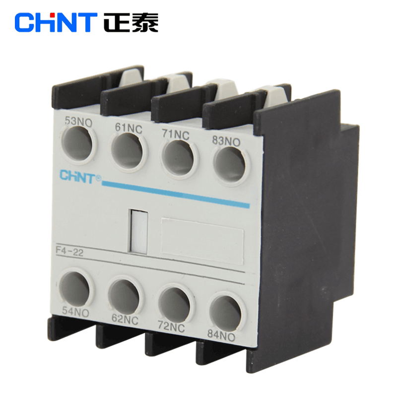 CHINT AC contactor auxiliary contact F4-22 31 13 04 40 Use with CJX2 AC