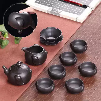Wuyintang Purple Clay Kung Fu Tea Set Special price Raw ore Lao Zhu Purple Clay Purple Clay Pot Gift Tea Set