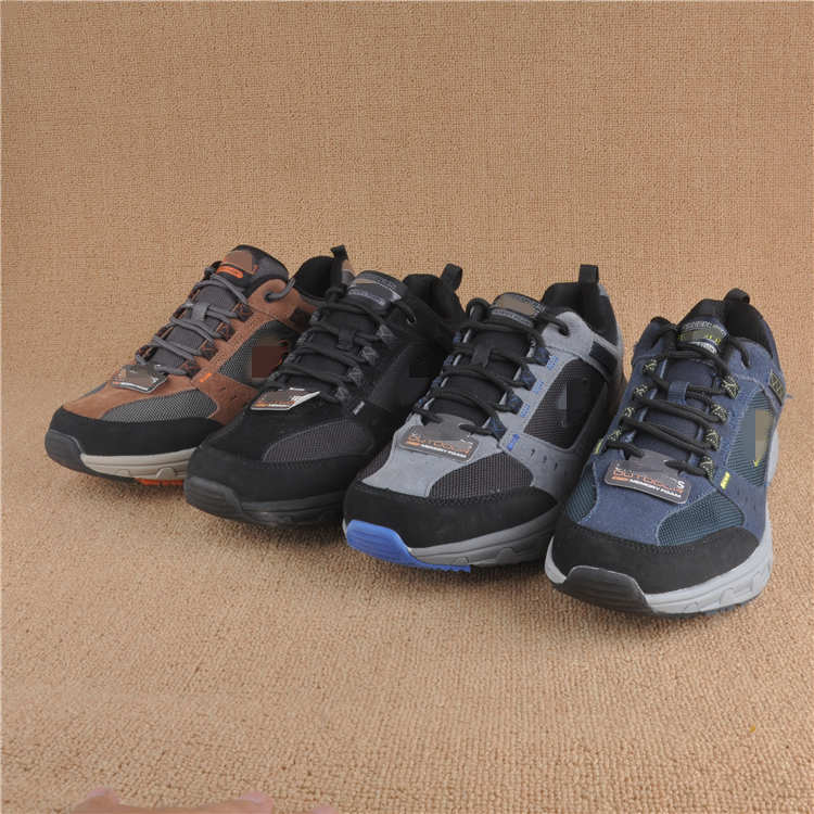 Foreign Trade Ripping Wide Version Cow Leather Outdoor Hiking Shoes Climbing Shoes Men's Fall Abrasion Resistant Breathable Cross-country Camp Travel Shoes 1