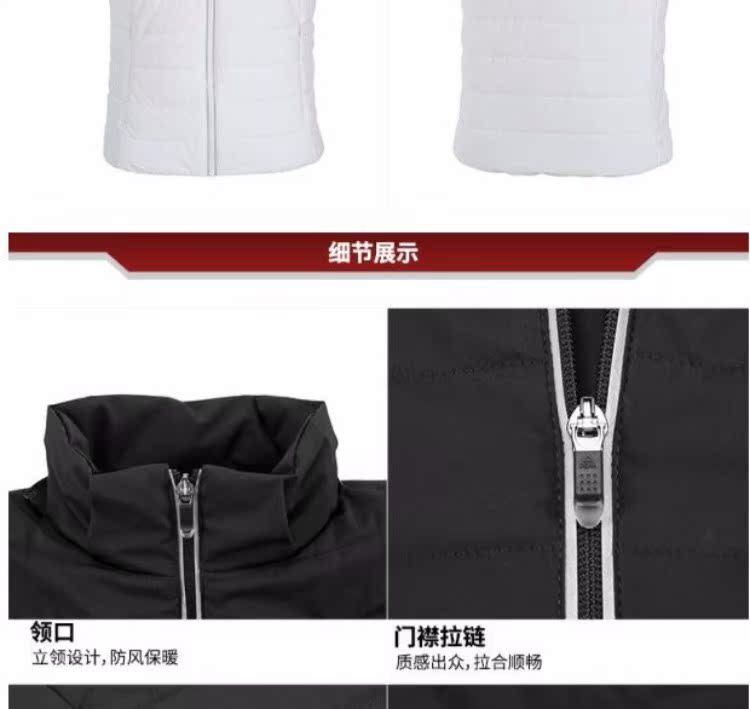 Áo vest cotton nữ 2018 thu đông 2018 mới có thể tháo rời mũ ấm nhẹ tập luyện thể thao áo vest nữ ao thun the thao