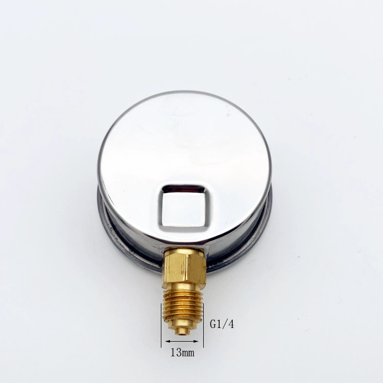 G1/4 mặt số xuyên tâm 60 đồng hồ đo áp suất chống sốc 40 MPa 0-10MPa máy ép phun chống sốc đồng hồ đo áp suất dầu DERMES