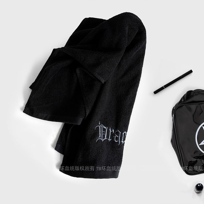 Bad Bloodline Original Gothic Vampire Dracula Towel Dark Black Hand Towel Movie Decoration Sports Bath Towel