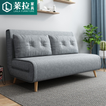 Lazy sofa bed foldable dual-purpose living room multi-functional telescopic single small apartment technology cloth rental sofa
