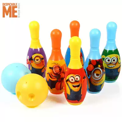 Little Yellow Children's Bowling Parent-Child Interactive Toys Early Education 3 Years Old Sports Toys Men and Women's Boutique Packaging Gifts