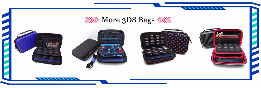 Украшение "Сделай сам" hard cover carrying storage bags for nintendo new 3ds xl 2ds Metheron