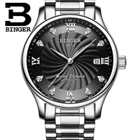 Lucky Wheel Steel Black Mechanical Watch