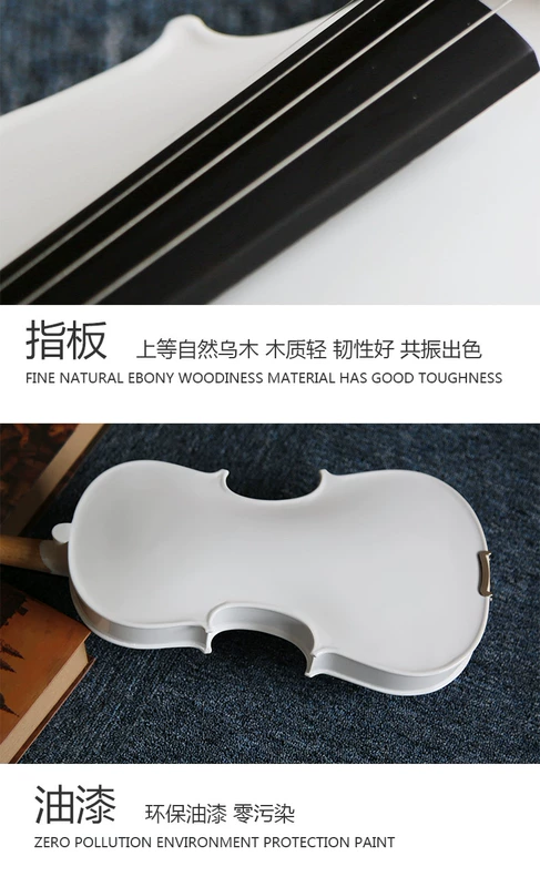 Thanh lịch nhập cổ điển âm thanh di động tốt vân sam violin thân thiện với môi trường nhạc cụ khí chất trẻ em chuyên nghiệp kéo dây - Nhạc cụ phương Tây